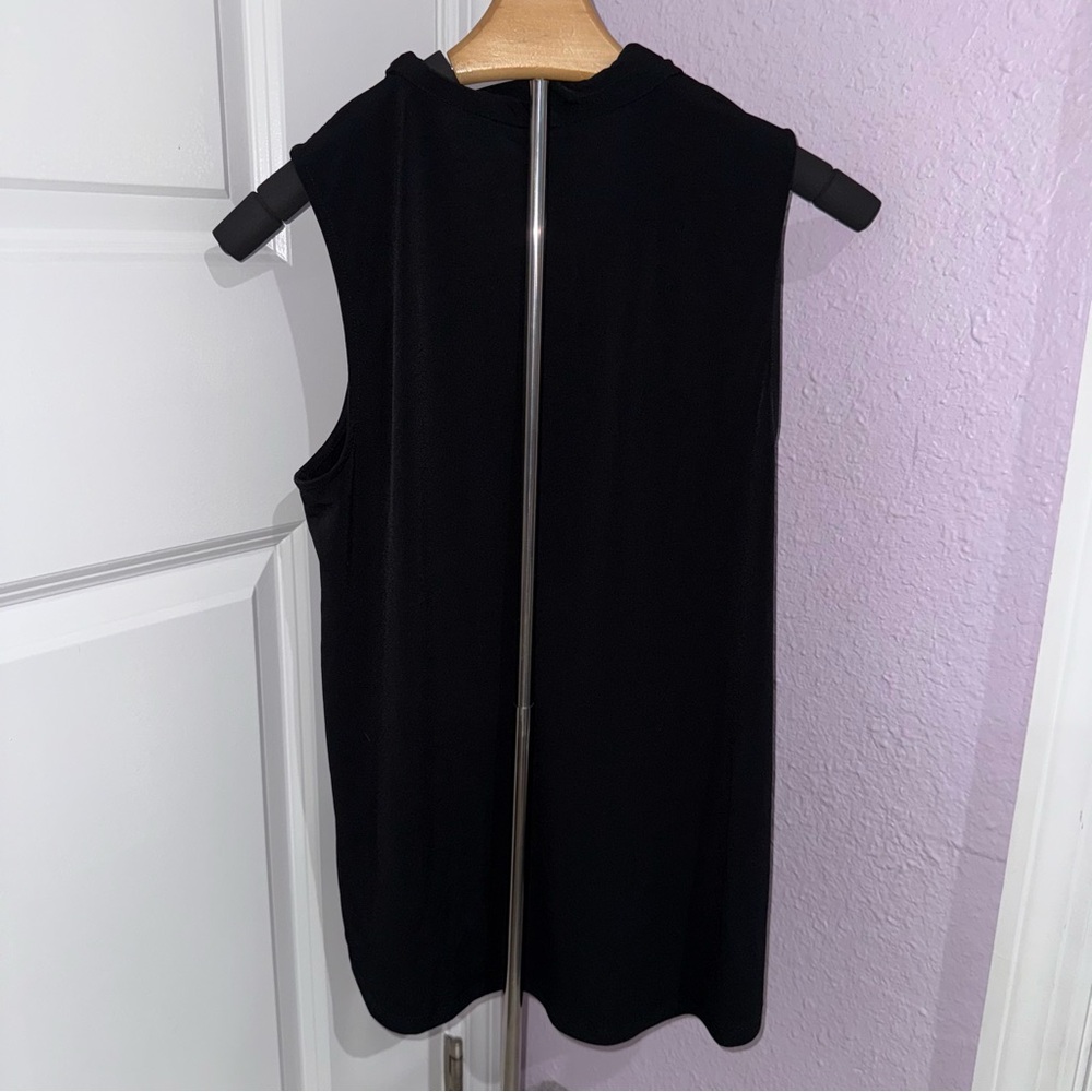 Black Charter Club Blouse - Petite Medium - Picture 3 of 3
